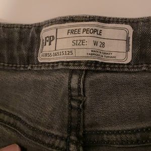 Washed black free people jeans. Size 28. Worn a handful of times.
